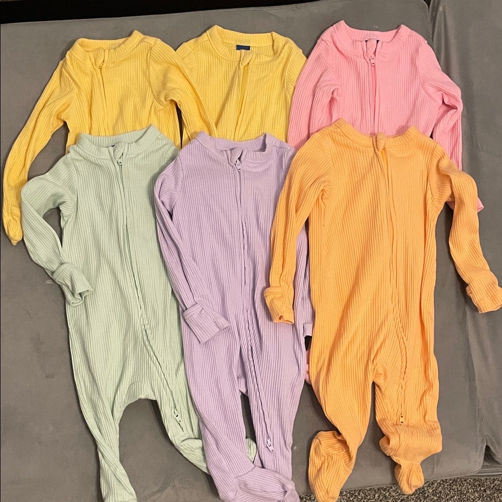 Old Navy Kids Footies in Pastel Shades